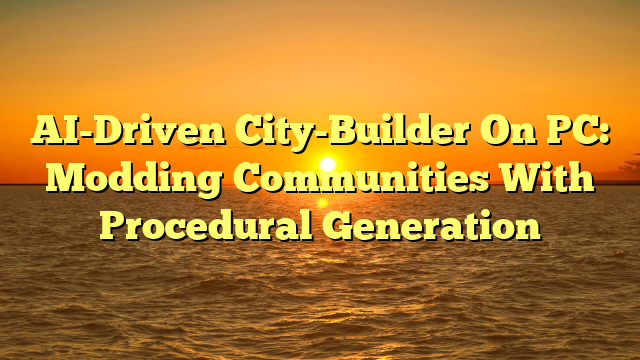 AI-Driven City-Builder On PC: Modding Communities With Procedural Generation